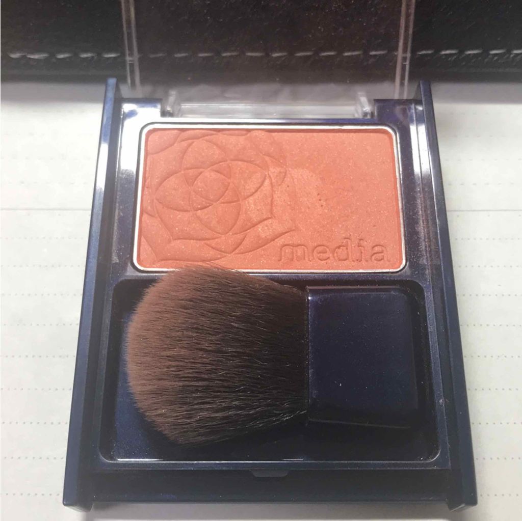 ブライトアップチークN/media/パウダーチークを使ったクチコミ（1枚目）