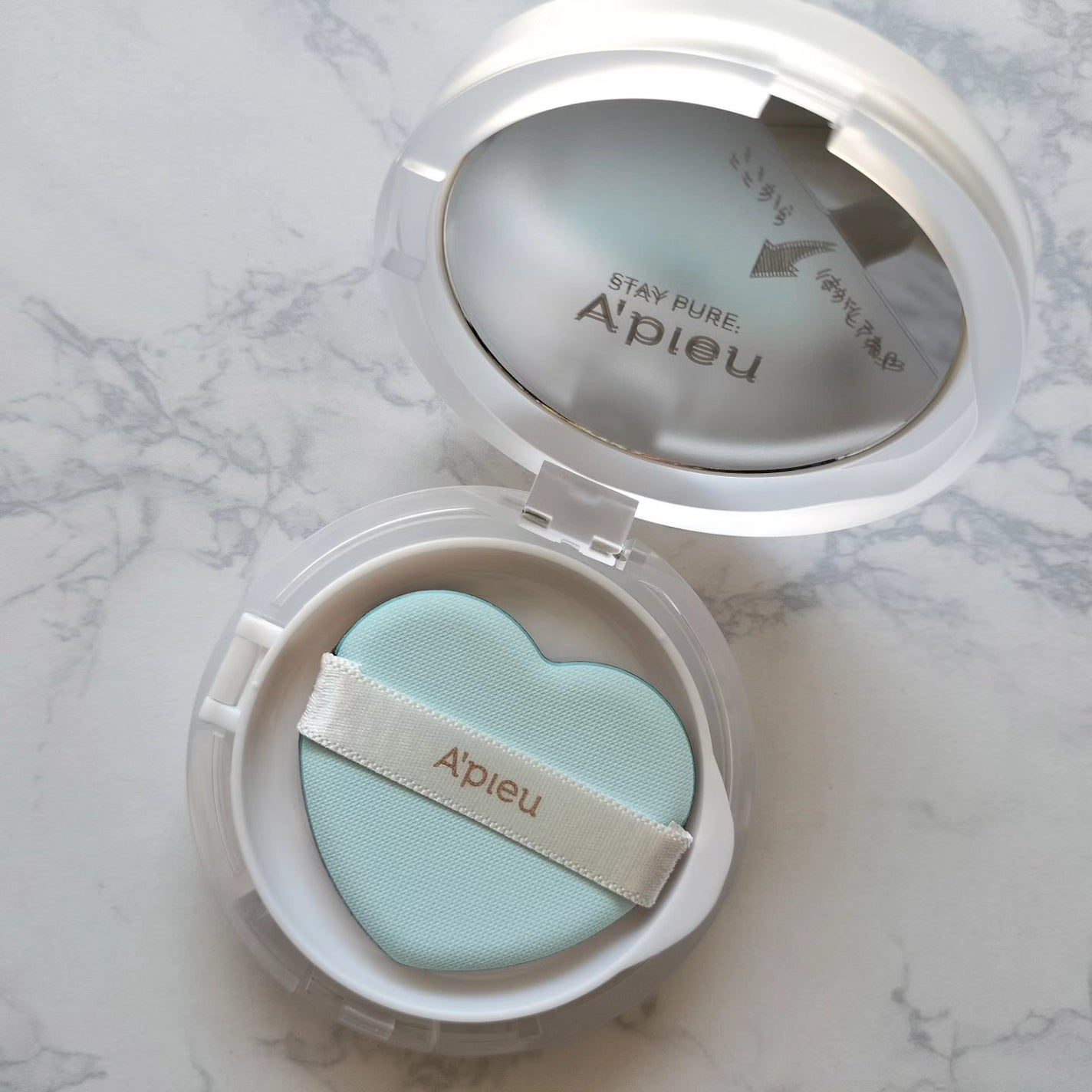 ウォーターロック サラサラパクト/A’pieu/フェイスパウダーを使ったクチコミ(2枚目)