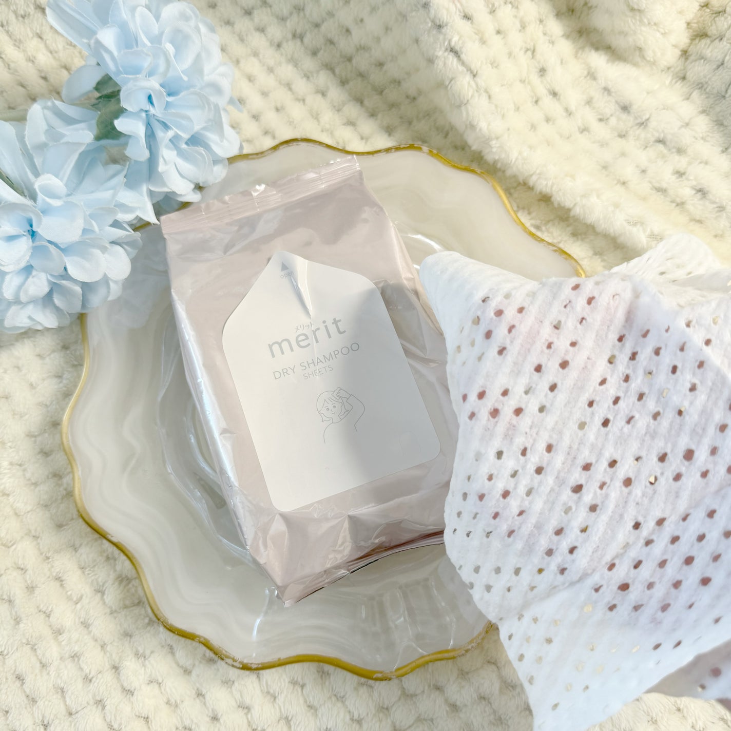 メリット ドライシャンプーシート すっきり爽快タイプ/メリット/ドライシャンプーを使ったクチコミ(9枚目)