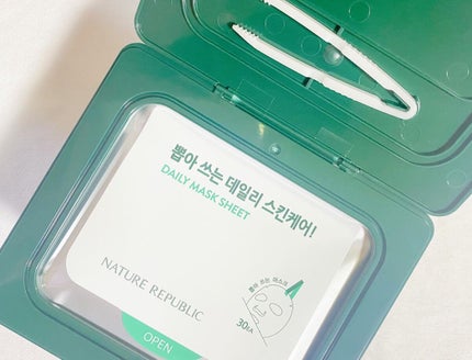 グリーンダーマCICA デイリーシートマスク/ネイチャーリパブリック/シートマスク・パックを使ったクチコミ(5枚目)