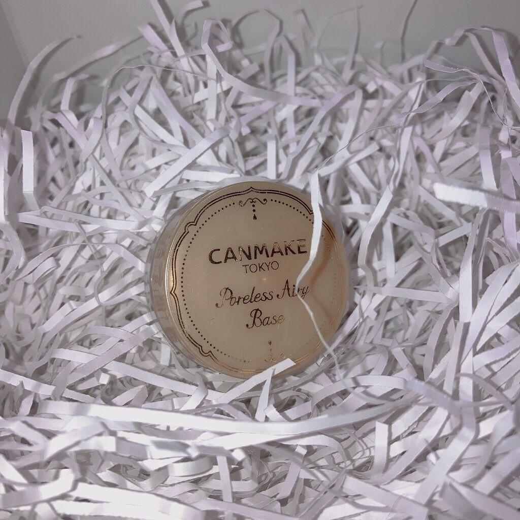 ポアレスエアリーベース/キャンメイク/化粧下地を使ったクチコミ（1枚目）