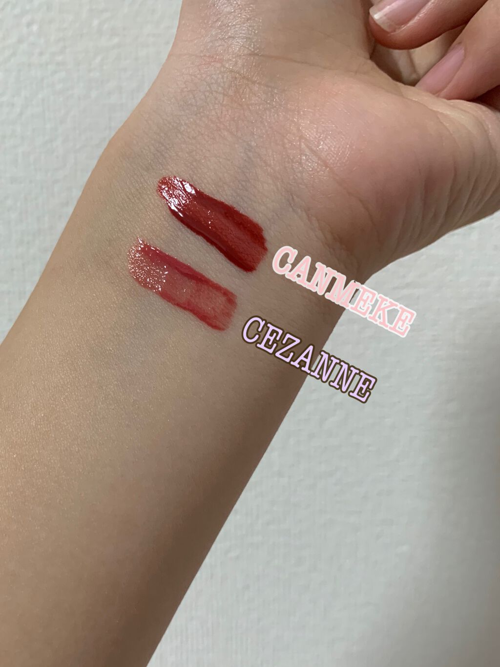 ウォータリーティントリップ/CEZANNE/リップティントを使ったクチコミ（2枚目）