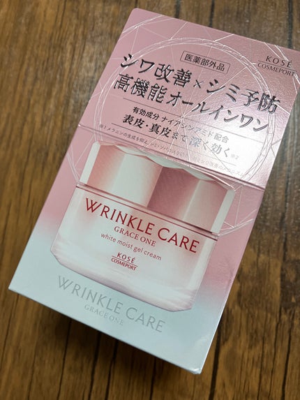 リンクルケア ホワイト モイストジェルクリーム/グレイスワン/オールインワン化粧品を使ったクチコミ(6枚目)