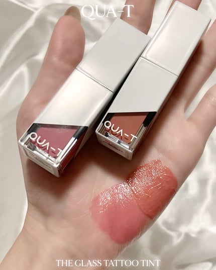 ザグラスタトゥーティント/QUA-T/リップティントを使ったクチコミ(3枚目)