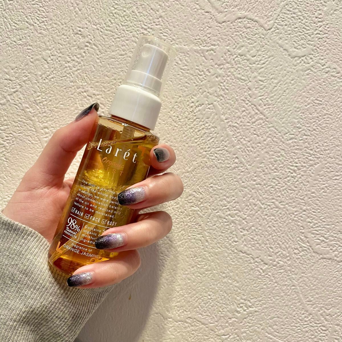 オーガニックミスト/Laret/ミスト状化粧水を使ったクチコミ(1枚目)