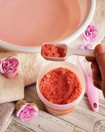 ミネラルバスパウダー ローズドゥフトボルケ/イルコルポ/入浴剤を使ったクチコミ(3枚目)