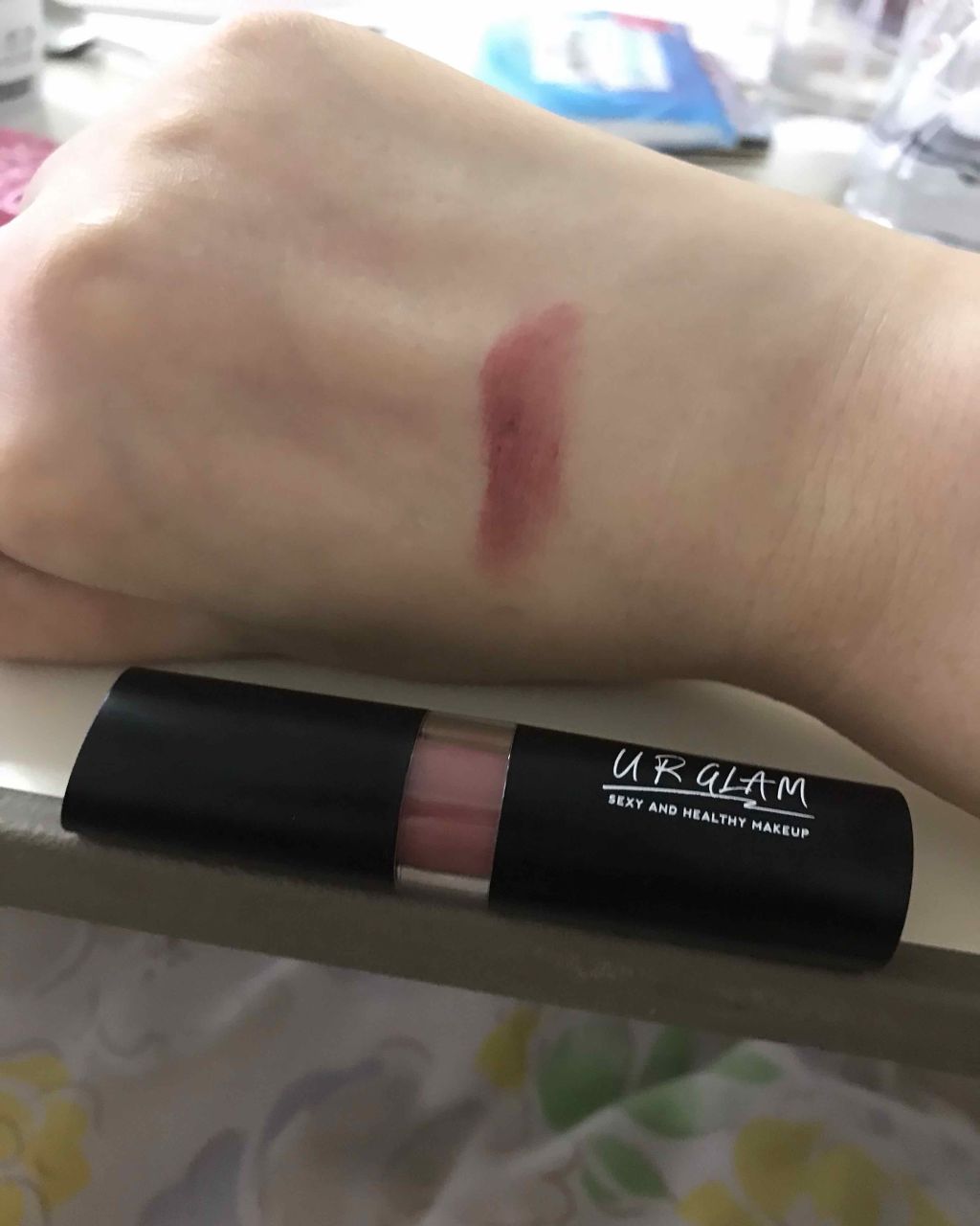 UR GLAM　CREAMY LIPSTICK EX/U R GLAM/口紅を使ったクチコミ（2枚目）