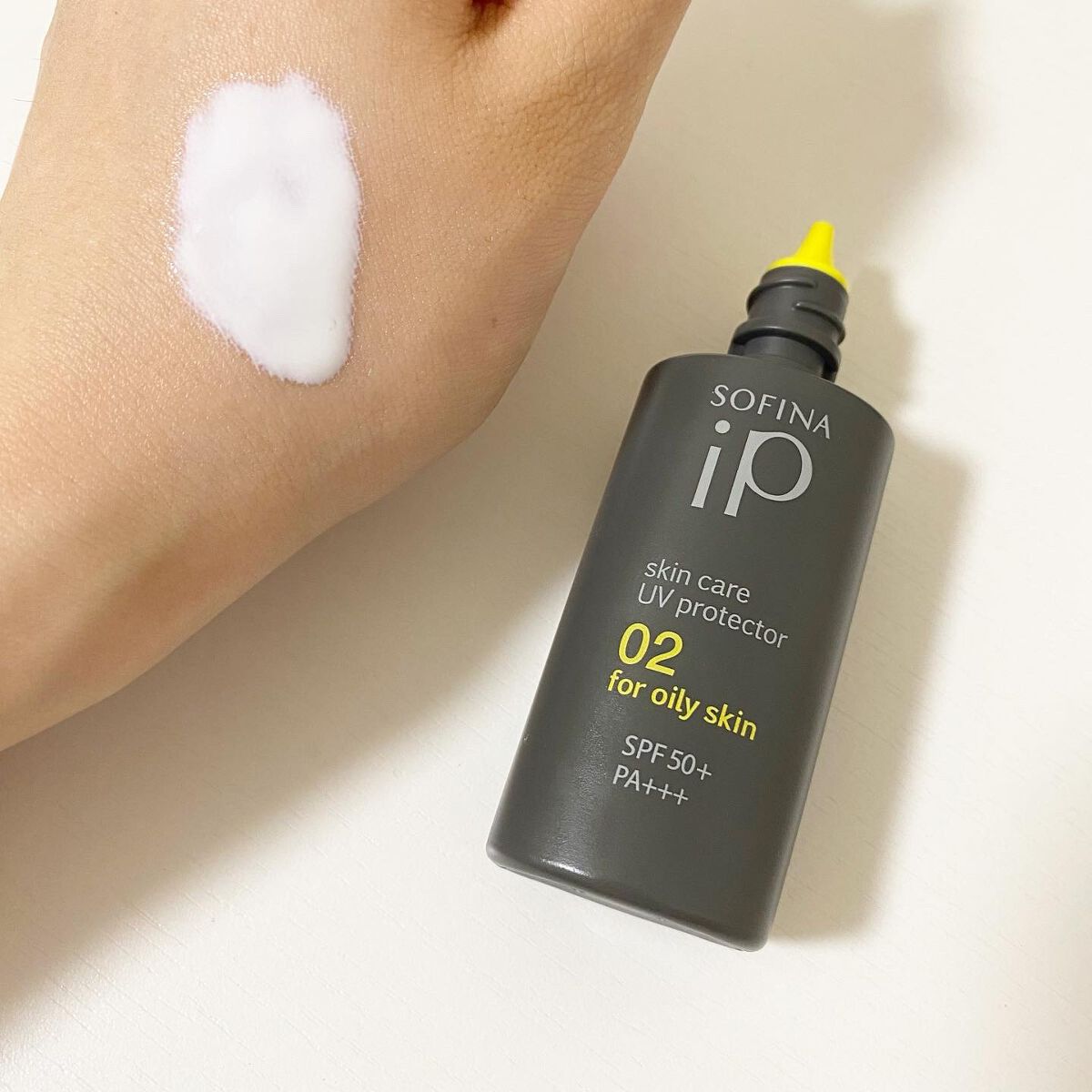 ソフィーナ iP スキンケアUV 01乾燥しがちな肌環境 SPF50+ PA++++/SOFINA iP/日焼け止めクリームを使ったクチコミ(6枚目)