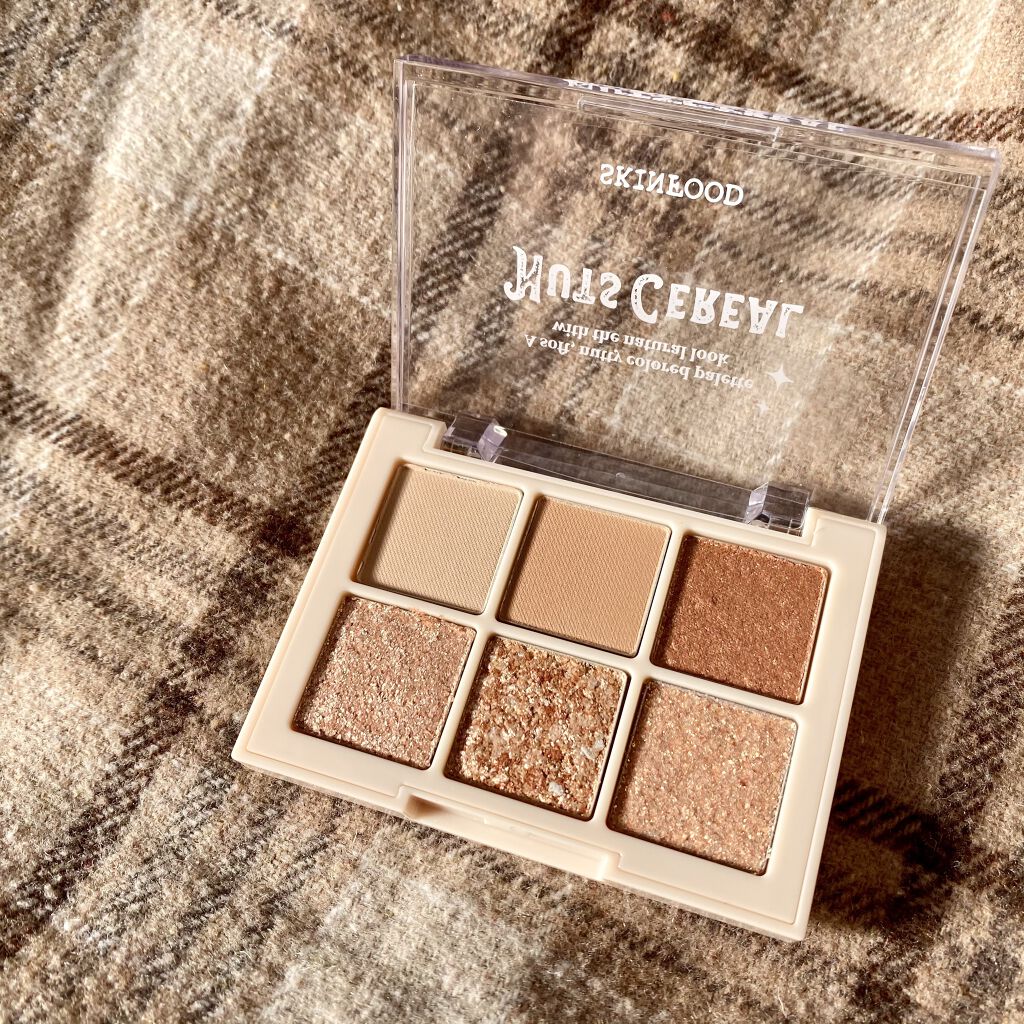 ナッツシリアル アイパレット/SKINFOOD/アイシャドウパレットを使ったクチコミ（3枚目）