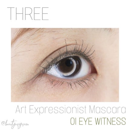 アートエクスプレッショニストマスカラ/THREE/マスカラを使ったクチコミ(2枚目)