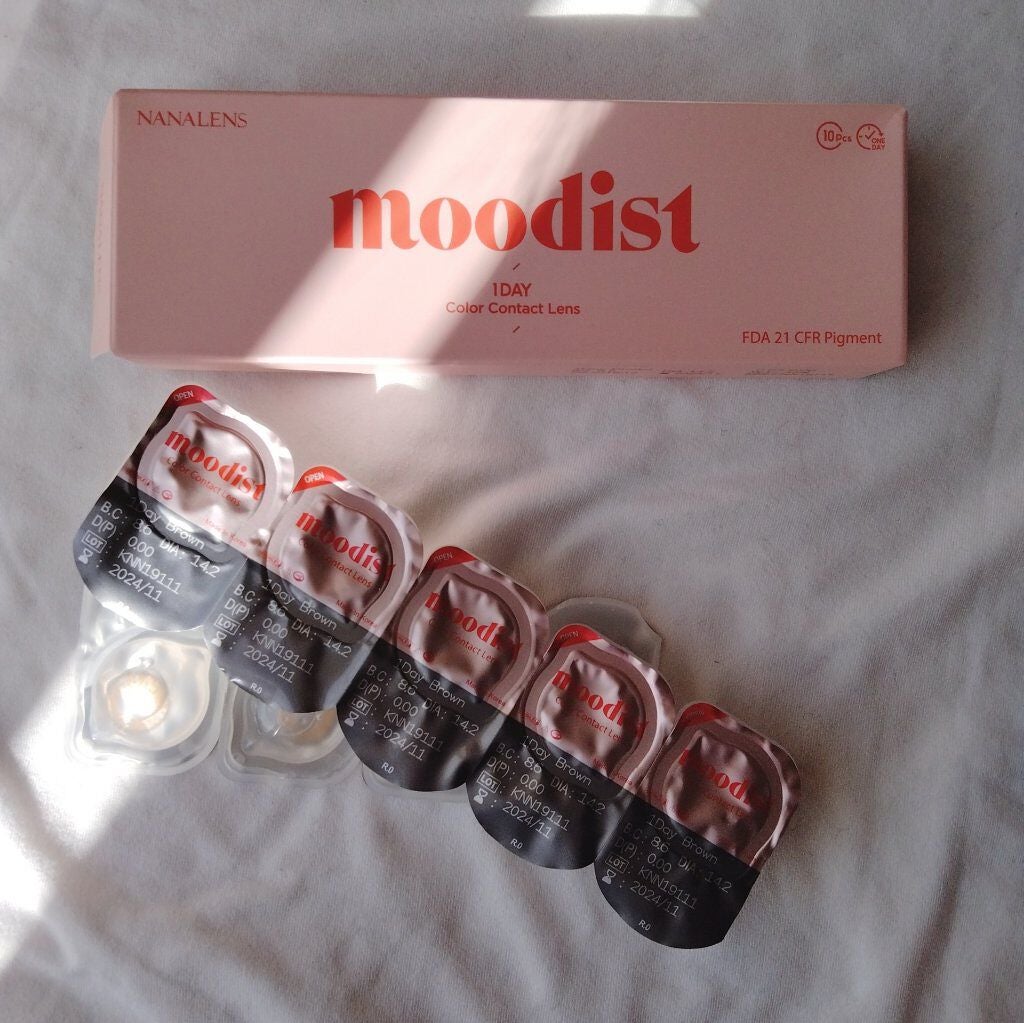 MOODIST 1day/NANA LENS/ワンデー(1DAY)カラコンを使ったクチコミ(3枚目)