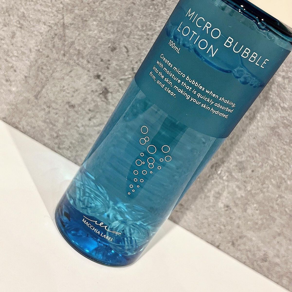 薬用マイクロバブルローション/Macchia Label/化粧水を使ったクチコミ（2枚目）