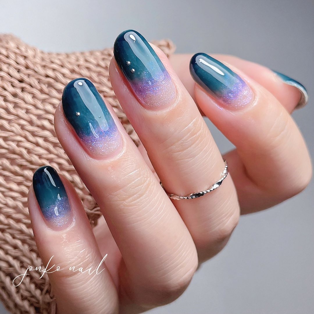 ミニネイル BL14 ミッドナイト スカイ/パラドゥ/マニキュアを使ったクチコミ（3枚目）