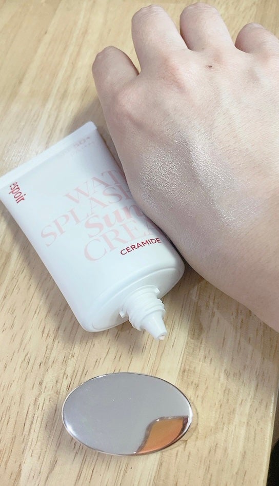 ウォータースプラッシュサンクリーム セラミド/espoir/日焼け止めクリームを使ったクチコミ(3枚目)