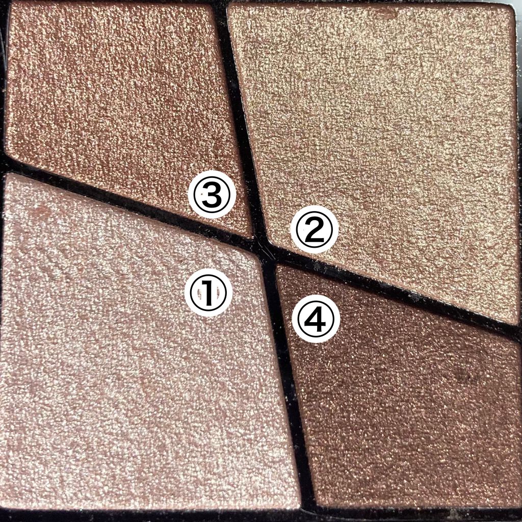 UR GLAM　VELVET EYE COLOR PALETTE/U R GLAM/アイシャドウパレットを使ったクチコミ（3枚目）