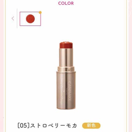 リンメル ロンドン マジカルステイ リップコート ケアプラスのクチコミ「キャンメイクのメルティールミナスルージュ
04 キャラメルテラコッタと
05 ストロベリー.....」(2枚目)