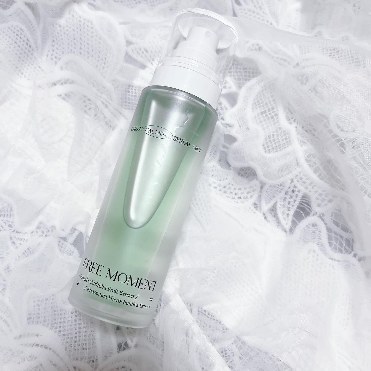 グリーンカーミングセラムミスト/Free Moment /ミスト状化粧水を使ったクチコミ(3枚目)