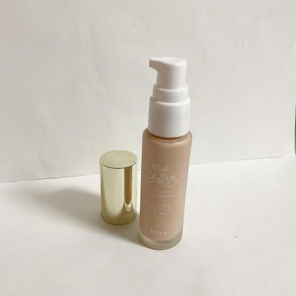 マットシフォン UVリキッドファンデ 01 ライトピンクオークル(Light Pink Ochre)/KiSS/リキッドファンデーションを使ったクチコミ(2枚目)