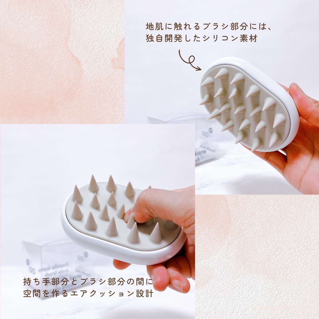 プロミル カルテスキャルプマッサージャー/Promille/スカルプブラシを使ったクチコミ（3枚目）