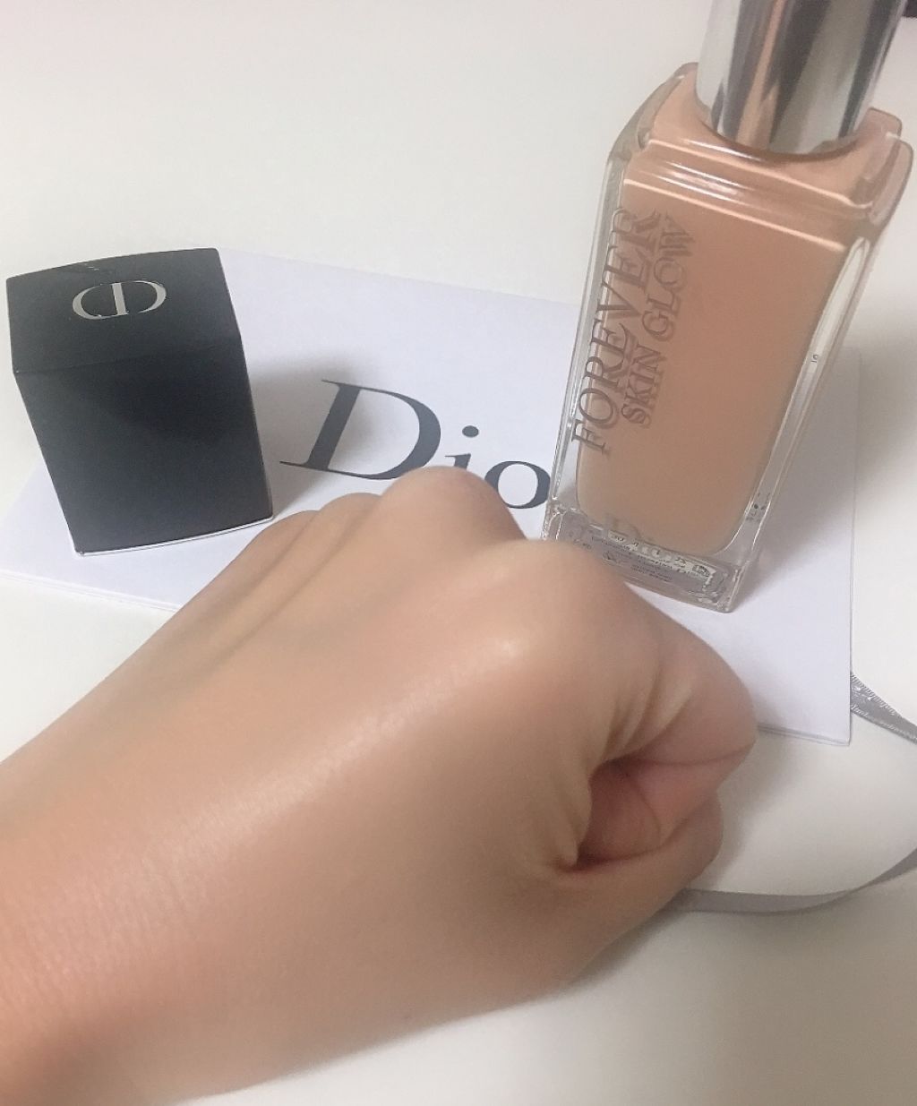 【旧】ディオールスキン フォーエヴァー フルイド グロウ/Dior/リキッドファンデーションを使ったクチコミ（3枚目）