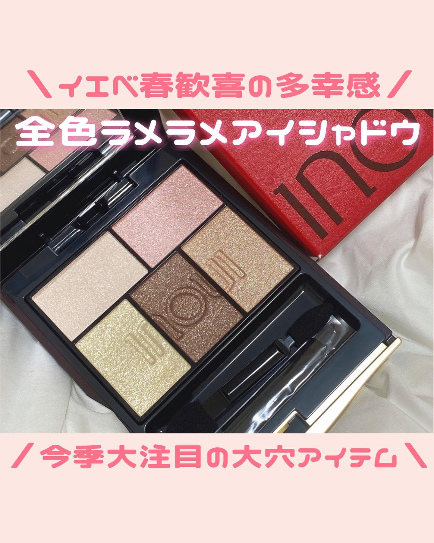 インウイ アイズ 06 ウォームブラウン/INOUI/アイシャドウパレットを使ったクチコミ（1枚目）