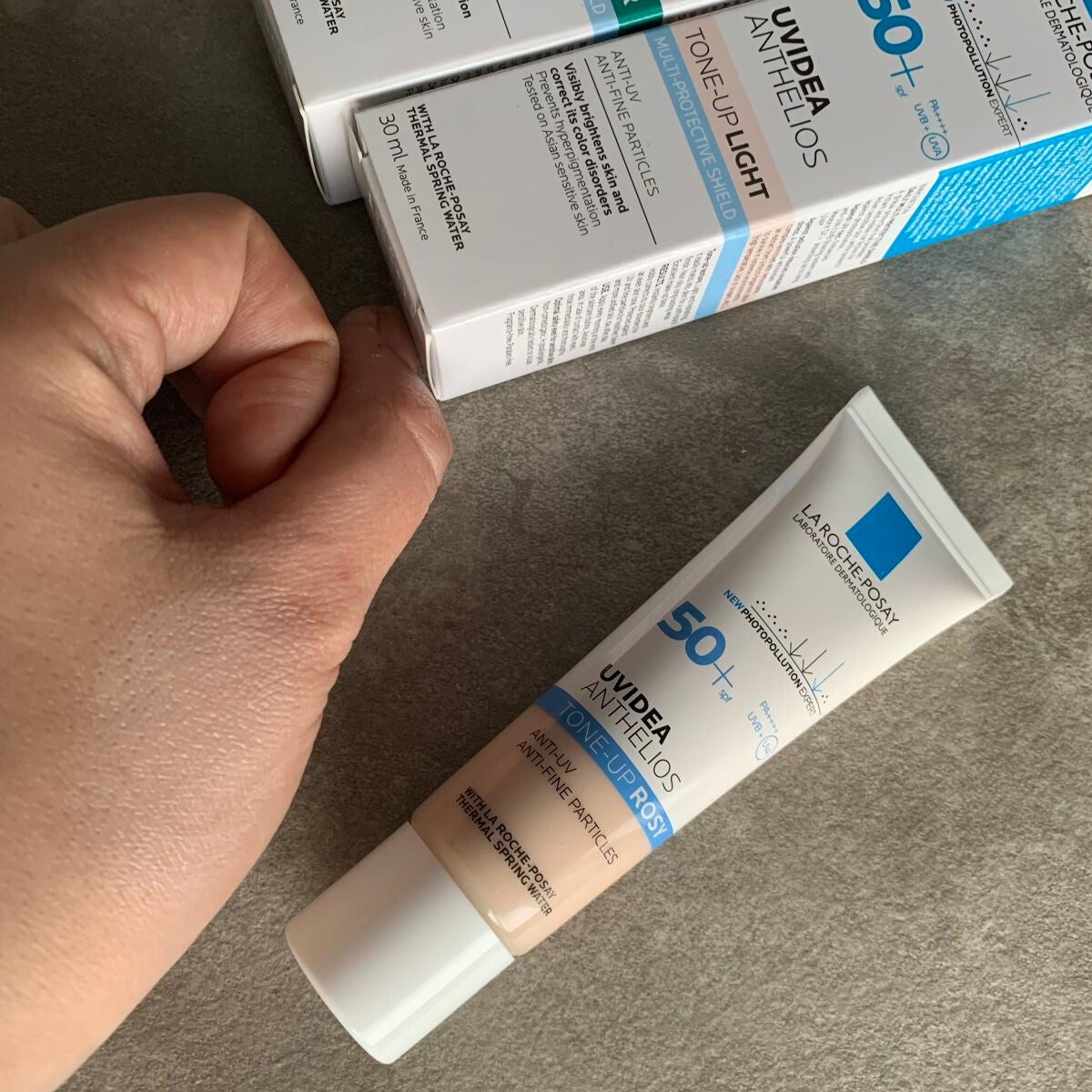 UVイデア XL プロテクショントーンアップ/ラ ロッシュ ポゼ/日焼け止めクリームを使ったクチコミ(2枚目)