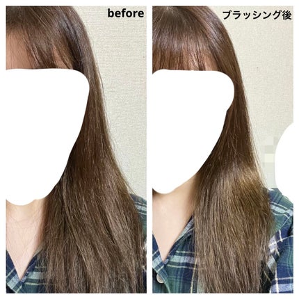 つやつや天然毛のミックスブラシ/マペペ/ヘアブラシを使ったクチコミ(4枚目)