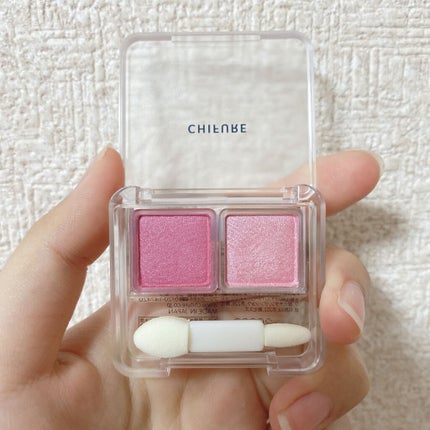 ツイン カラー アイシャドウ/ちふれ/アイシャドウパレットを使ったクチコミ(2枚目)