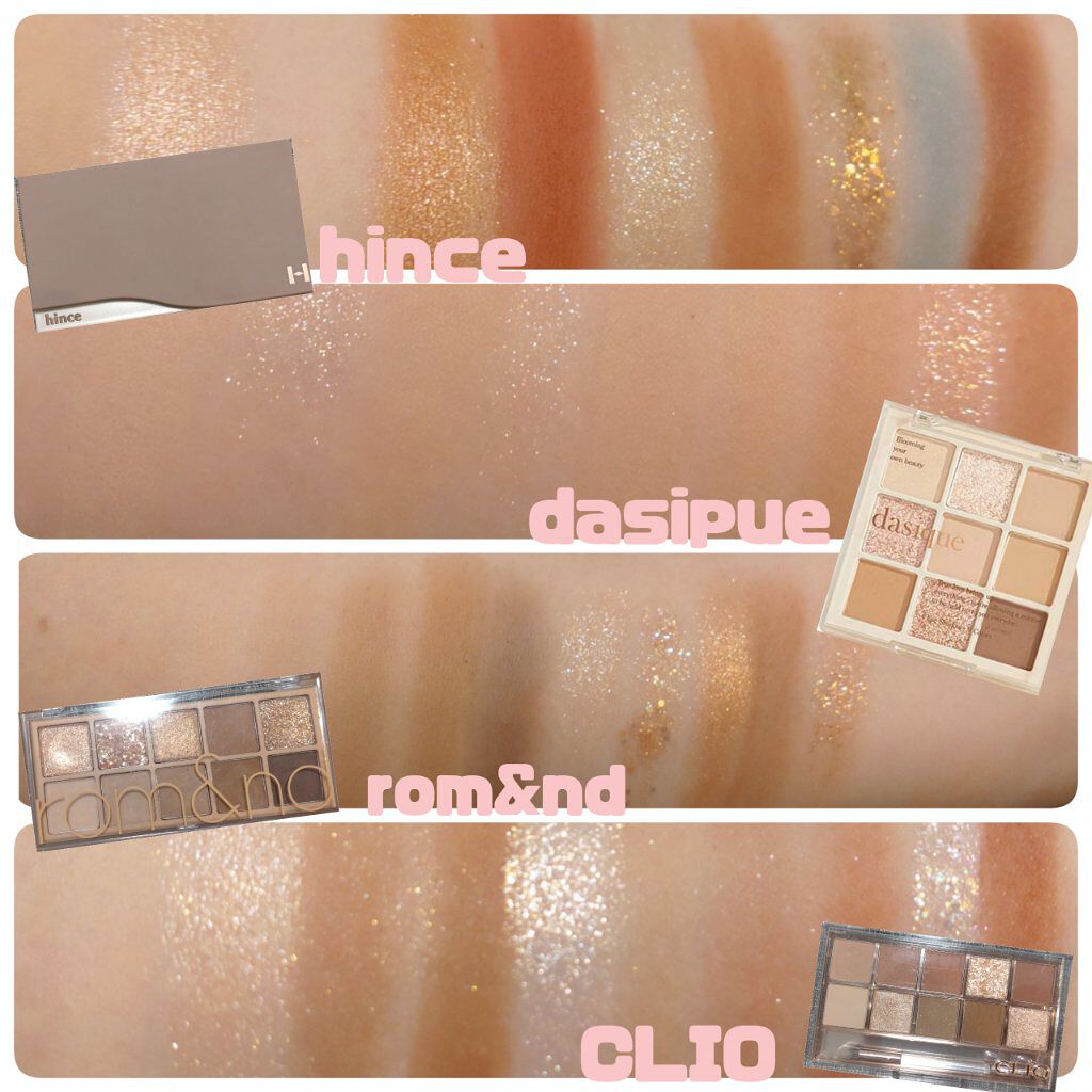 ニューデップスアイシャドウパレット/hince/アイシャドウパレットを使ったクチコミ（1枚目）