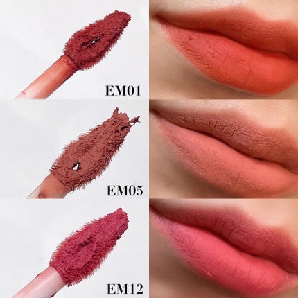 スーパーマットリップ&チークマッド/INTO U/口紅を使ったクチコミ(4枚目)