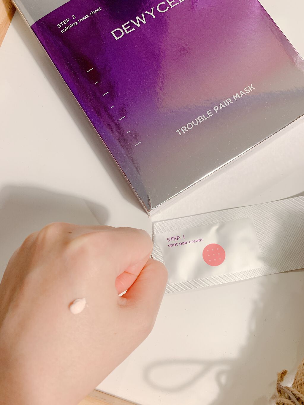 トラブルペアーマスク/DEWYCEL/シートマスク・パックを使ったクチコミ(4枚目)