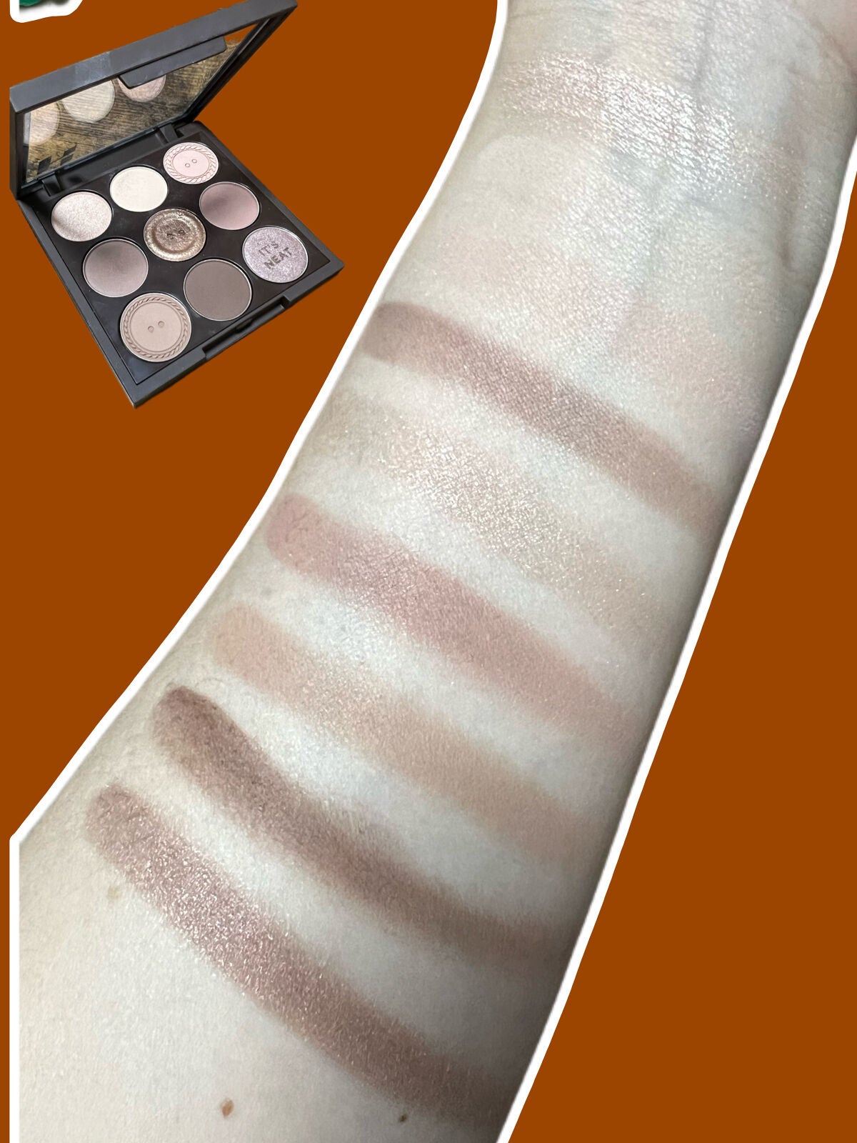 マイフェイブムードアイパレット 9カラー/HOLIKA HOLIKA/アイシャドウパレットを使ったクチコミ(3枚目)