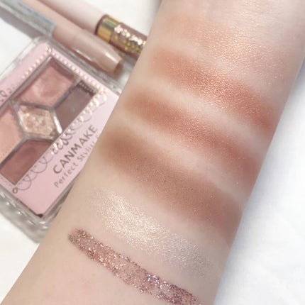 【旧品】パーフェクトスタイリストアイズ/キャンメイク/アイシャドウパレットを使ったクチコミ(7枚目)