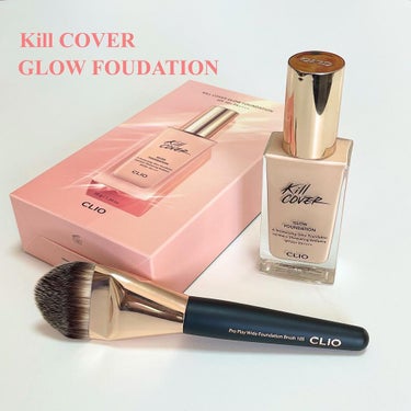 CLIO キルカバー グロウ ファンデーションのクチコミ「.
【CLIO】
KILL COVER  GLOW FOUDATION
＃3-BY LINEN.....」（1枚目）