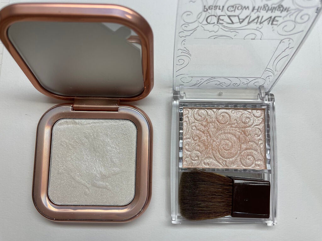 パールグロウハイライト/CEZANNE/パウダーハイライトを使ったクチコミ(6枚目)