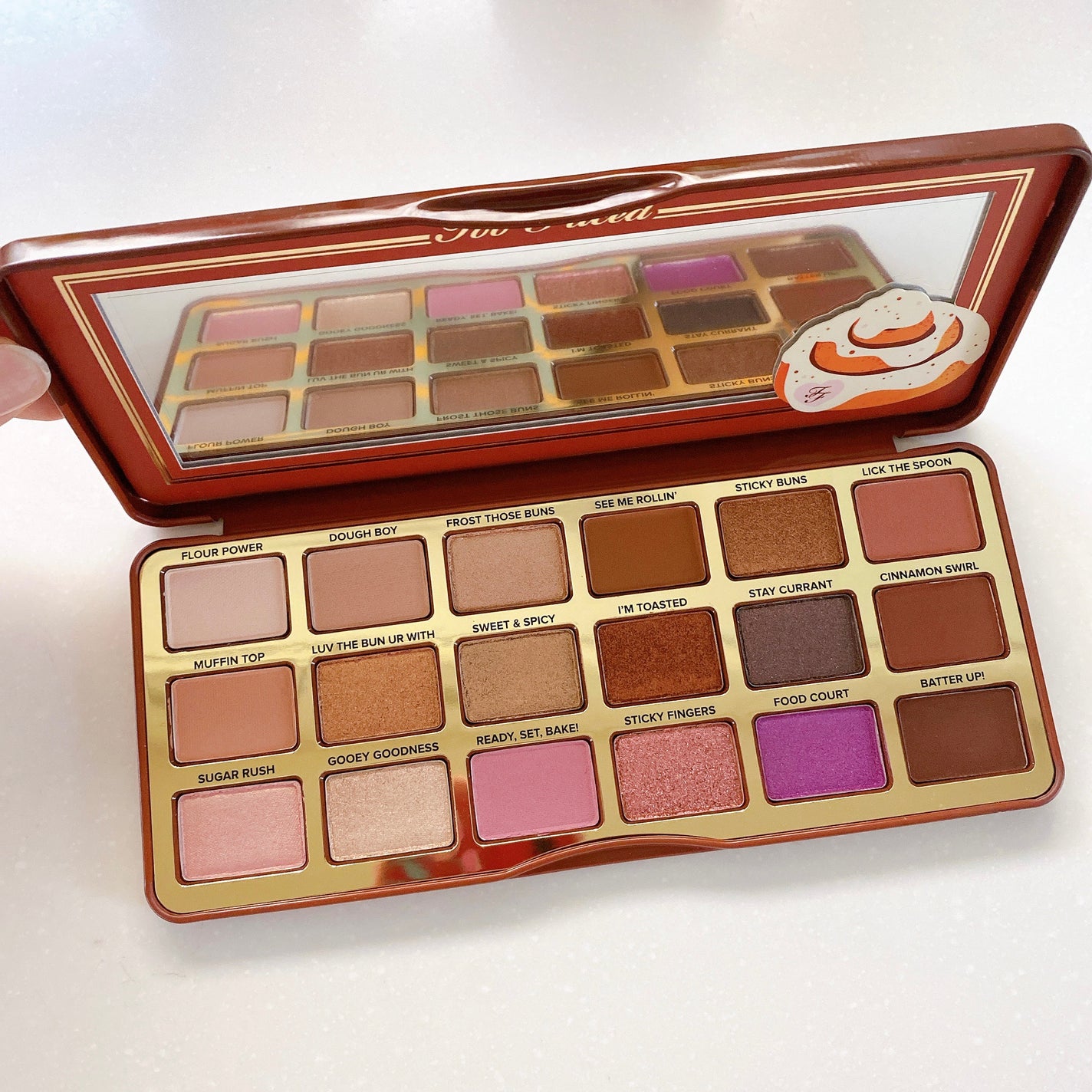 シナモン スワール アイシャドウ パレット/Too Faced/アイシャドウパレットを使ったクチコミ(3枚目)