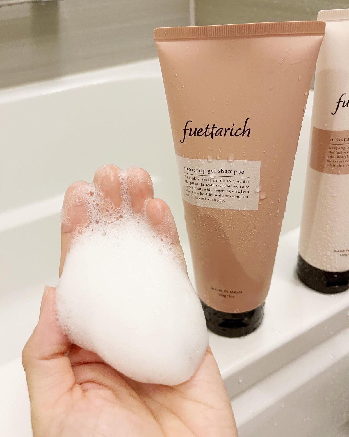 モイストアップ ジェル シャンプー/トリートメント/fuettarich (フエッタリッチ)/サロンシャンプーを使ったクチコミ（3枚目）