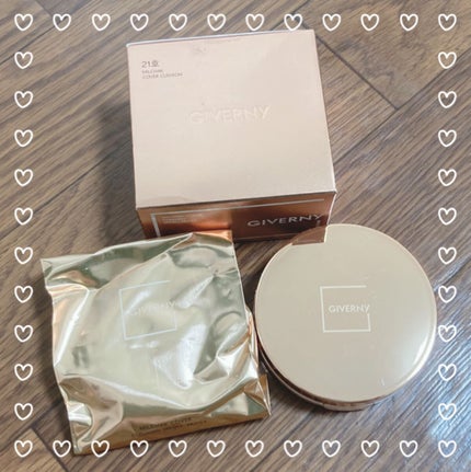 密着カバークッション/GIVERNY/クッションファンデーションを使ったクチコミ(2枚目)