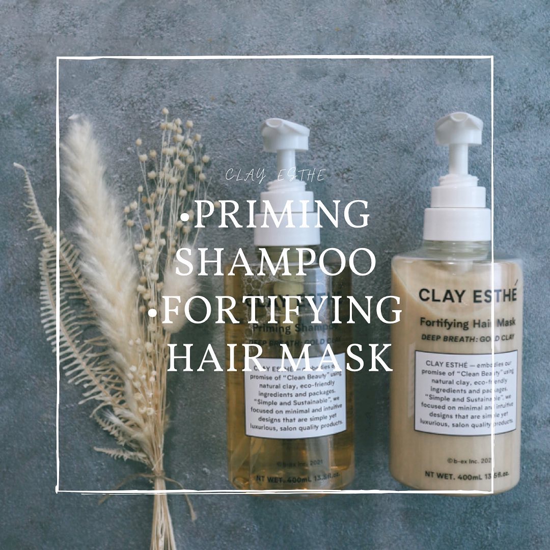 プライミングシャンプー/フォーティファイングヘアマスク ゴールドクレイ/クレイエステ/サロンシャンプーを使ったクチコミ（1枚目）