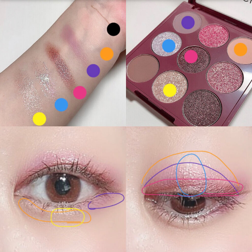 シャドウパレット/dasique/アイシャドウパレットを使ったクチコミ（3枚目）