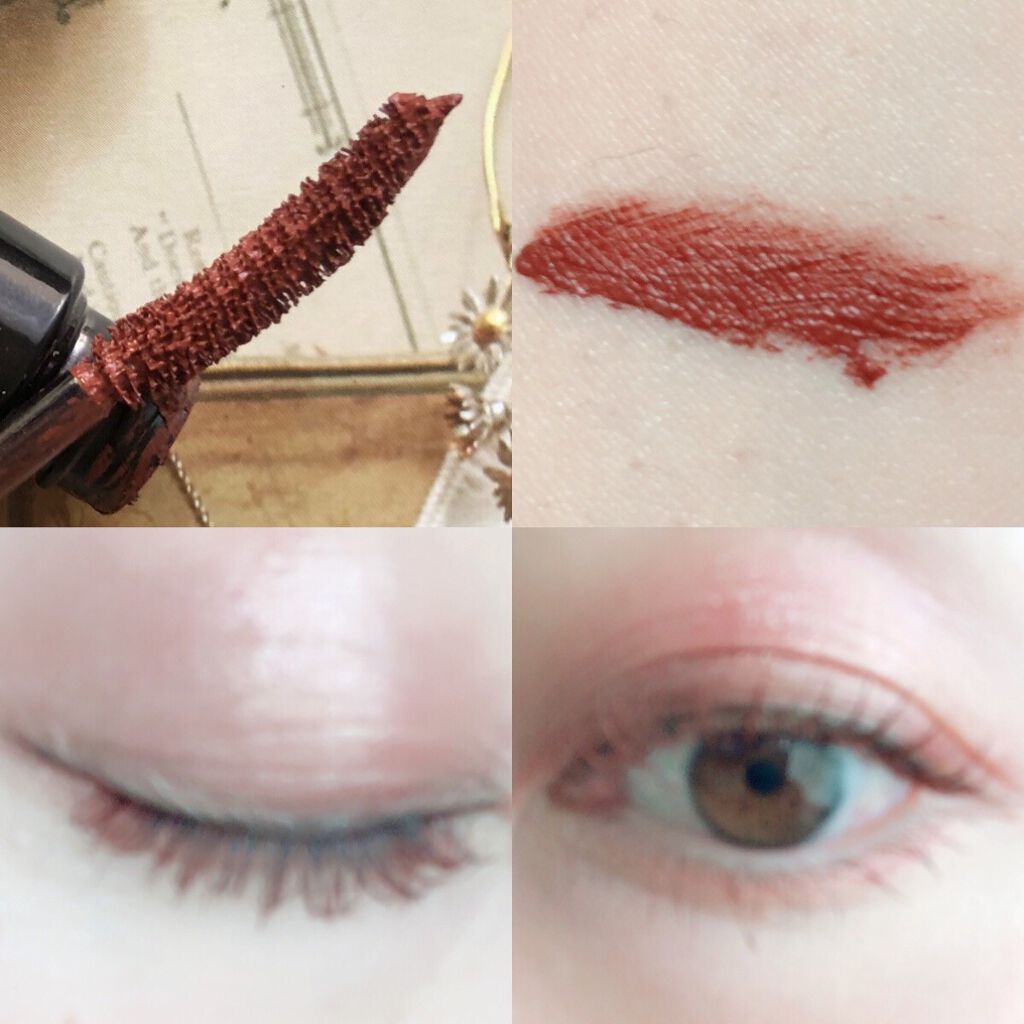 ミネラルロングラッシュマスカラ オレンジブラウン/エトヴォス/マスカラを使ったクチコミ（2枚目）