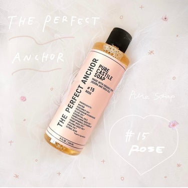 THE PERFECT ANCHOR ザ・パーフェクトアンカー ローズ #15のクチコミ「THE PERFECT ANCHOR

ピュアカスチールソープ

ローズ #15

236ml.....」（1枚目）