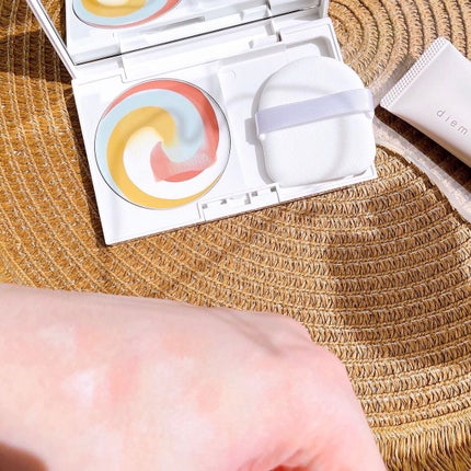 カラーブレンドグローファンデーション/ディエム クルール/クリーム・エマルジョンファンデーションを使ったクチコミ(7枚目)