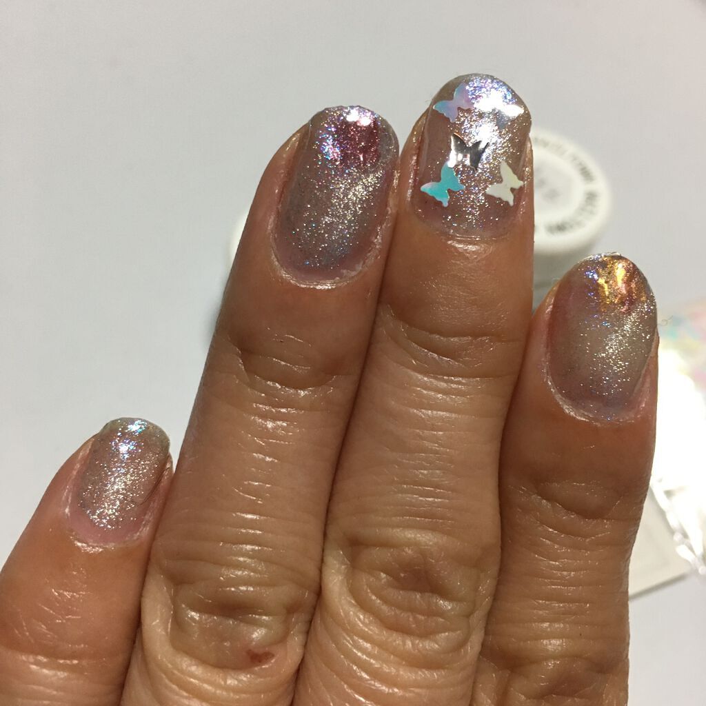 マグネットジェル 04オパール（オーロラベールシリーズ）/NAILTOWN/ジェルネイルを使ったクチコミ（1枚目）