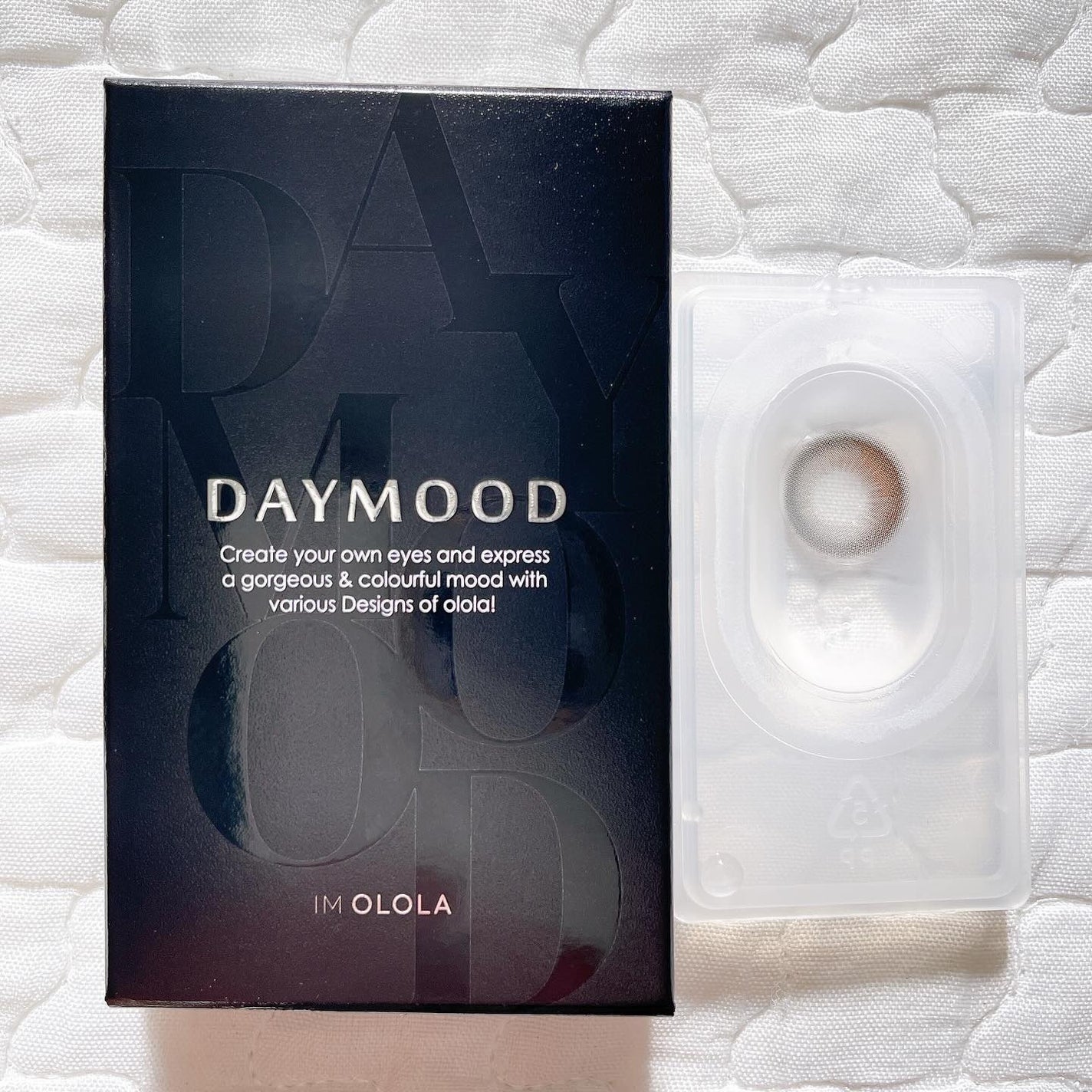 デームードグレーマンスリー (DAYMOOD GRAY monthly)/OLOLA/1ヶ月(1MONTH)カラコンを使ったクチコミ(1枚目)