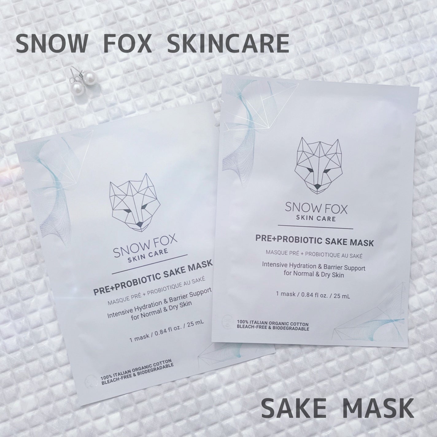 SAKE マスク/SNOW FOX SKINCARE/シートマスク・パックを使ったクチコミ(1枚目)