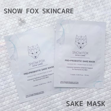 SAKE マスク/SNOW FOX SKINCARE/シートマスク・パックを使ったクチコミ（1枚目）