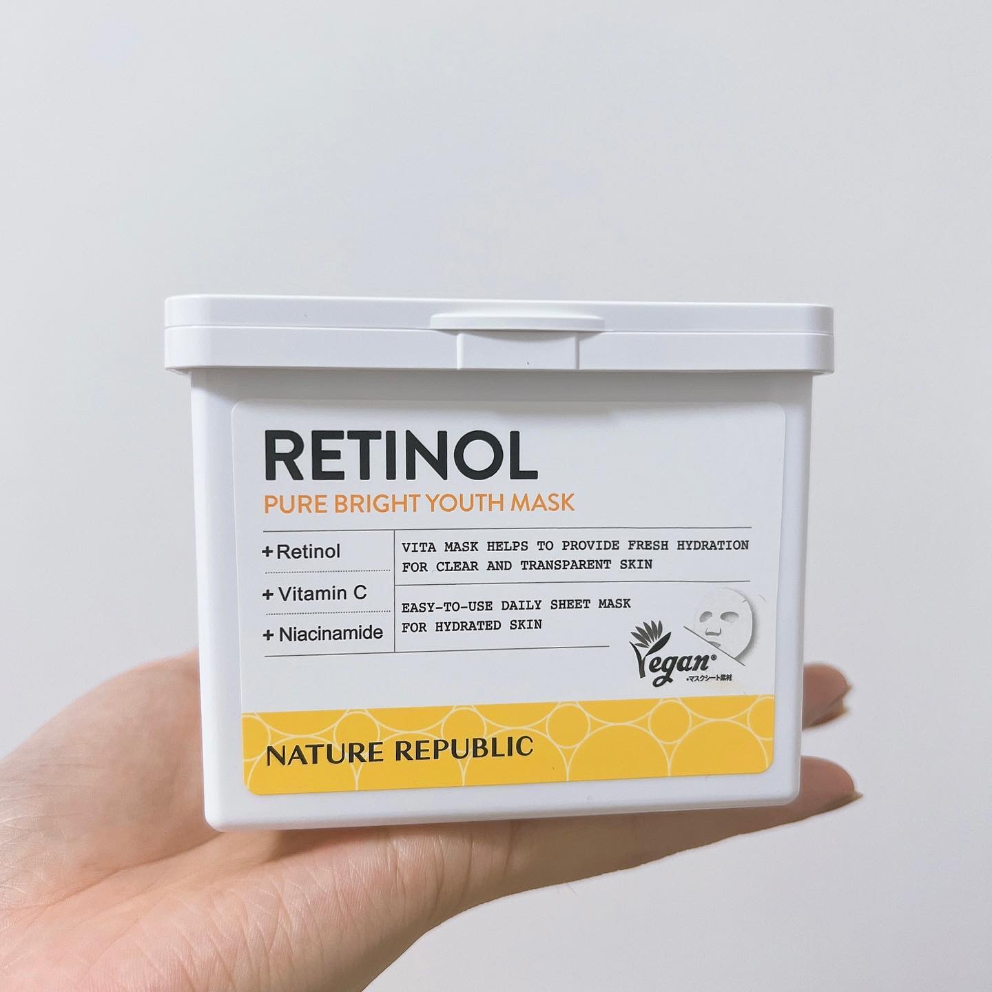 キューブマスク プロポリス/ネイチャーリパブリック/シートマスク・パックを使ったクチコミ（2枚目）