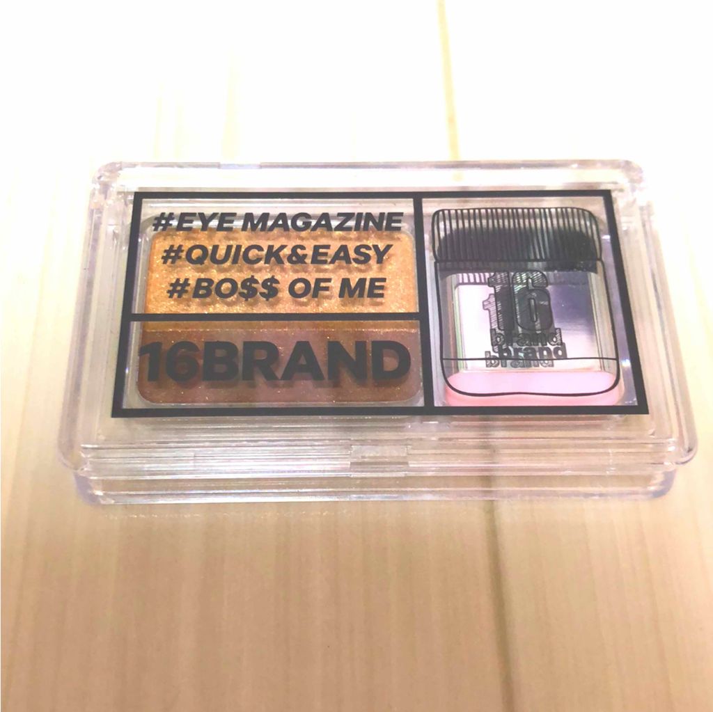 16 EYE MAGAZINE/16BRAND/アイシャドウパレットを使ったクチコミ(1枚目)