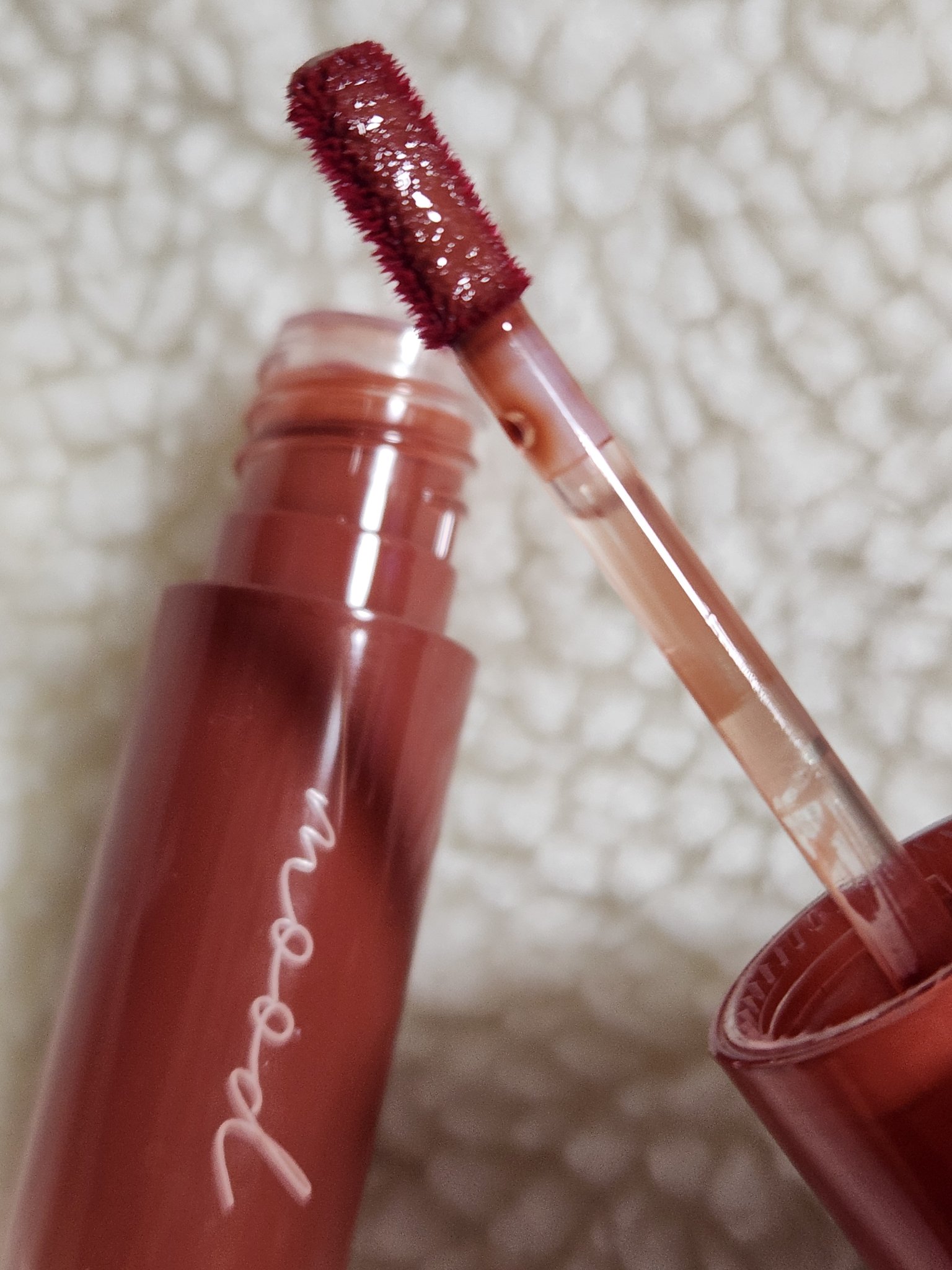 ペリペラ インク ムード グロイ ティント 20 BROWN YAKGWA(甘いブラウン)/PERIPERA/リップティントを使ったクチコミ（1枚目）